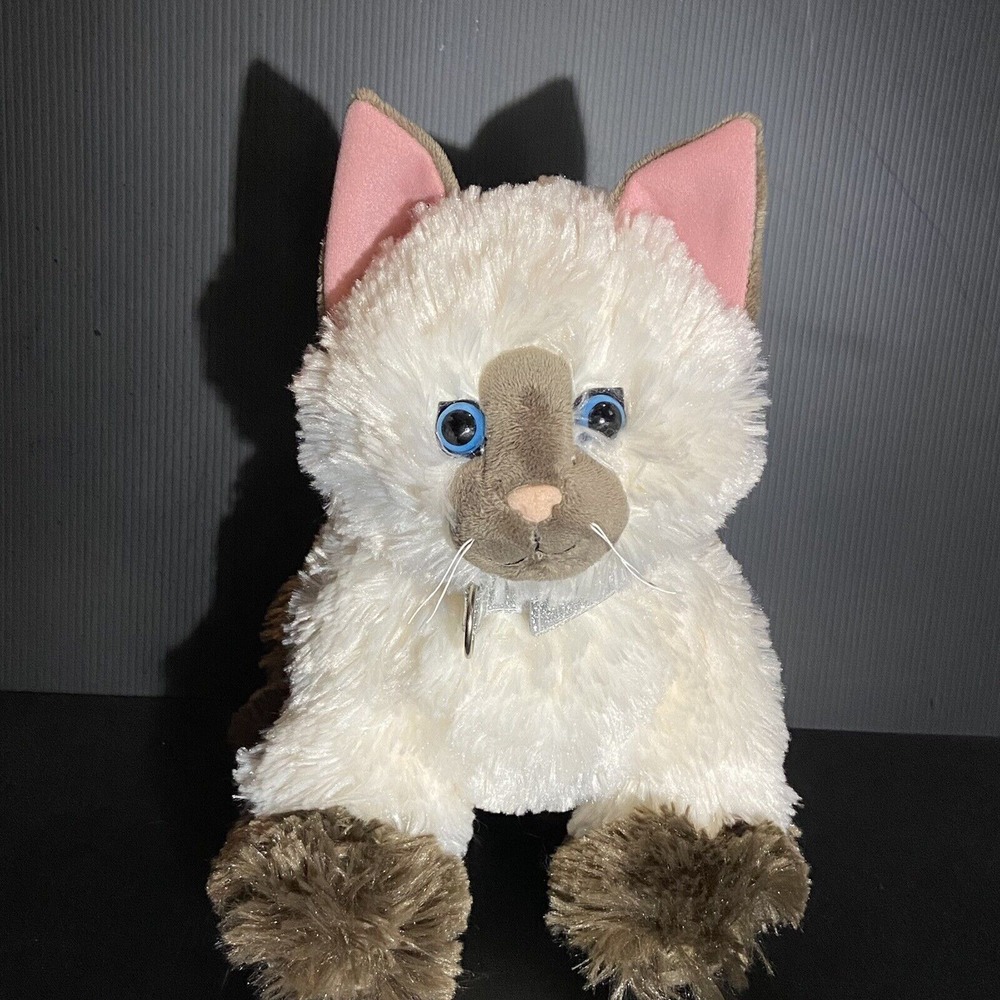 Build A Bear Siamese Himalayan Kitty Cat Plush Stuffed Animal BABW Promise Pets